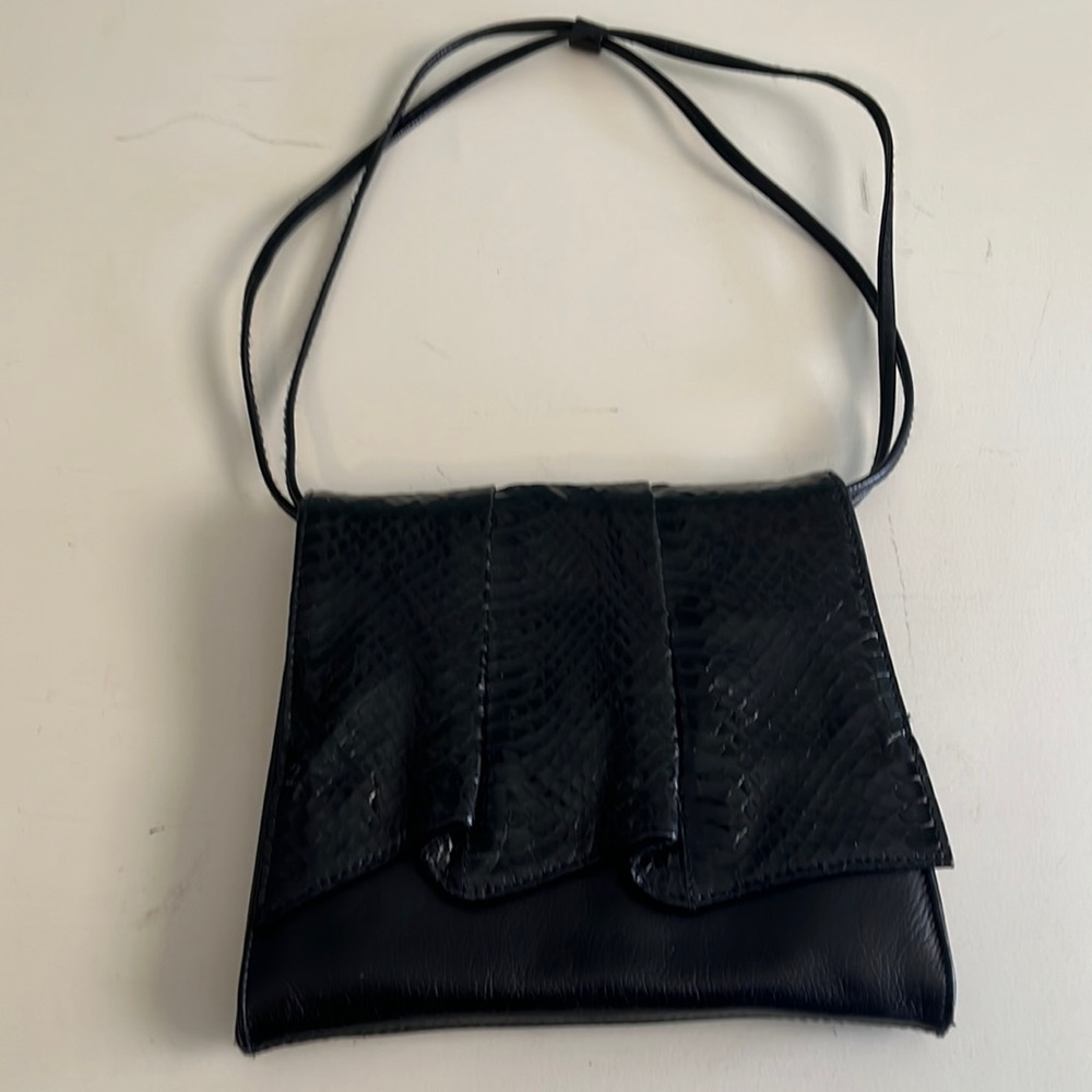 Small clutch handbag.